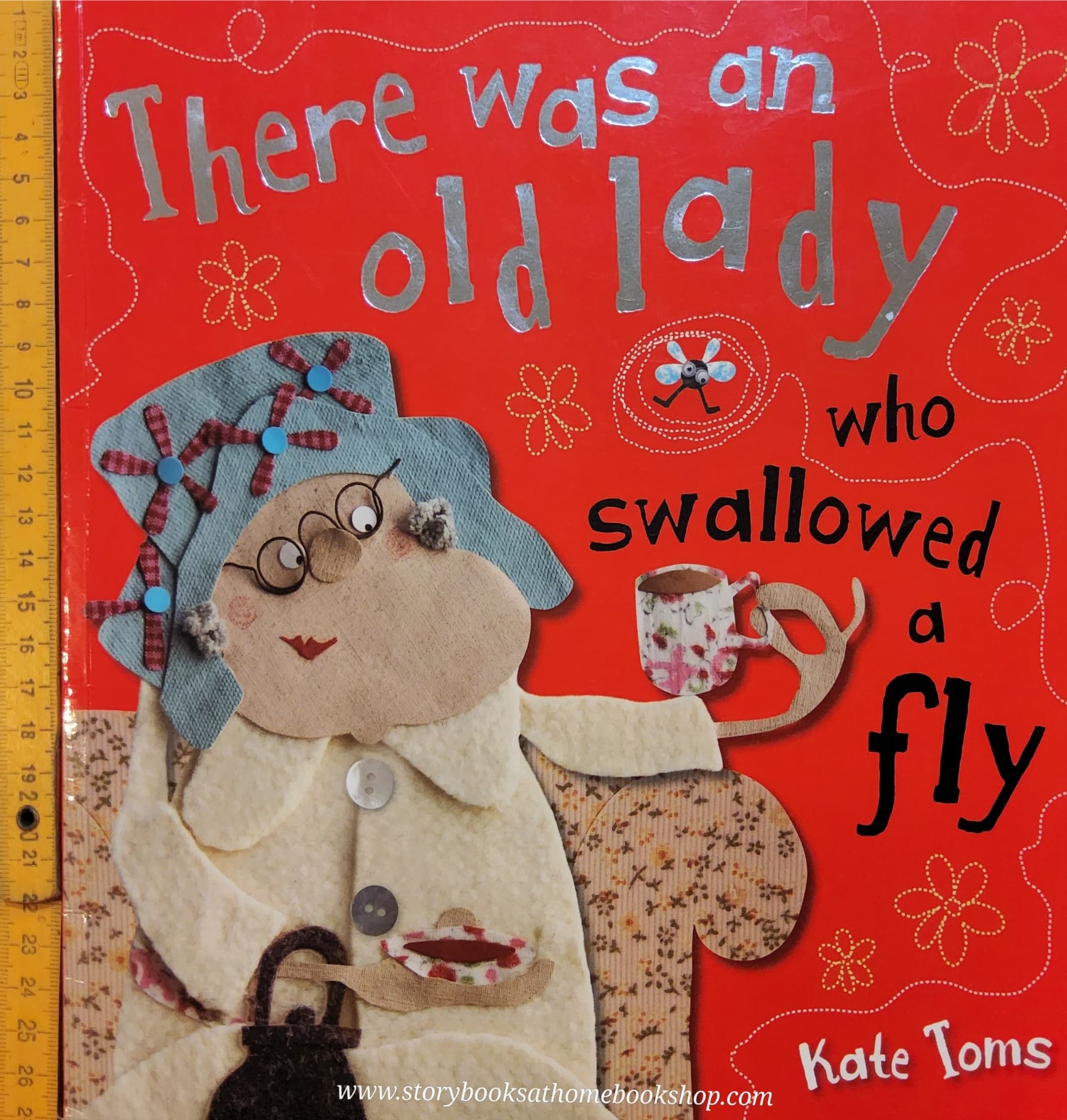 หนังสือนิทานปกอ่อน** 🍅THERE WAS AN OLD LADY WHO SWALLOWED A FLY♥️♥️