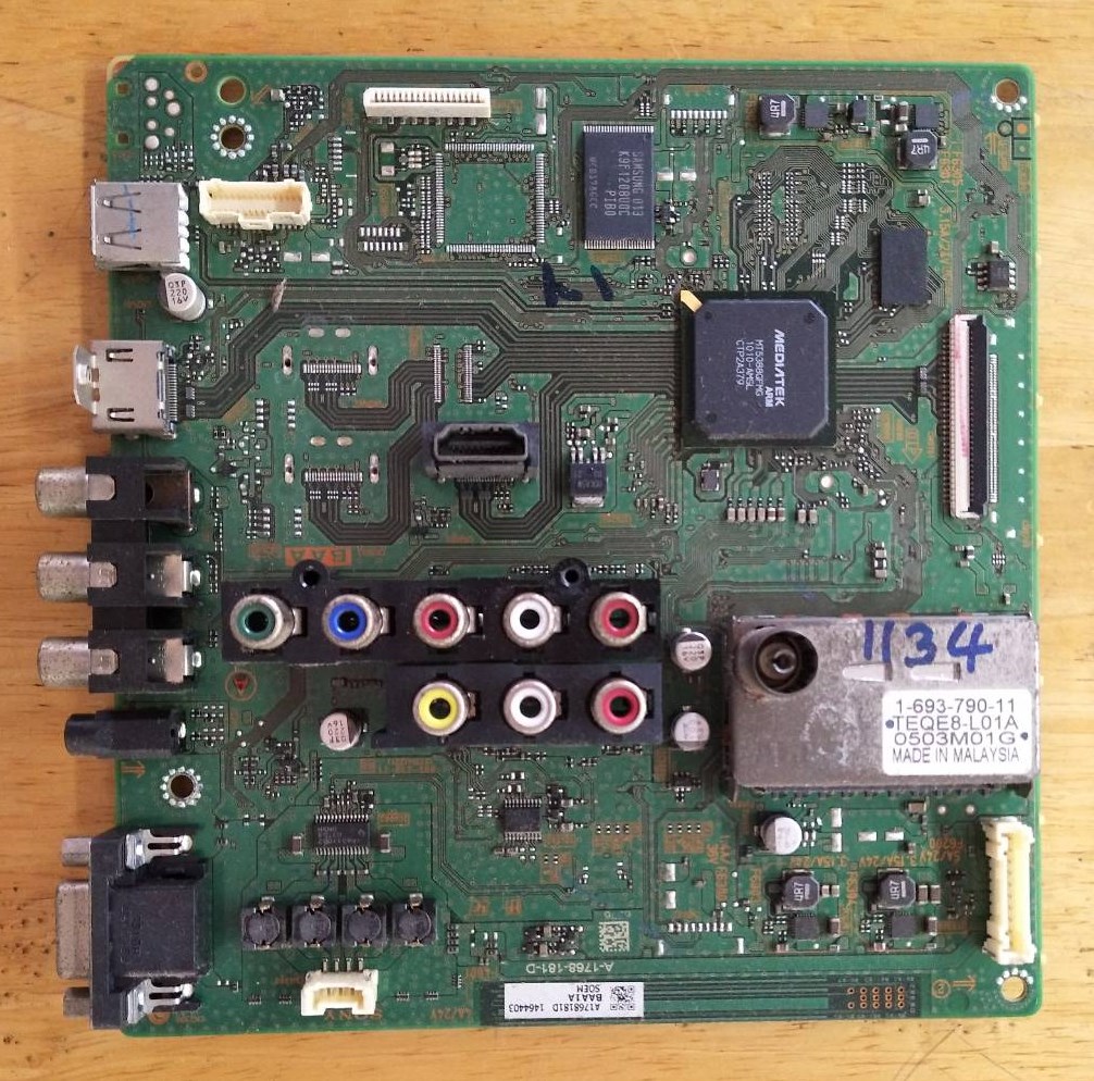 Main Board SONY (เมนบอร์ด โซนี่) อะไหล่แท้/ของถอด รุ่น KLV-32BX300