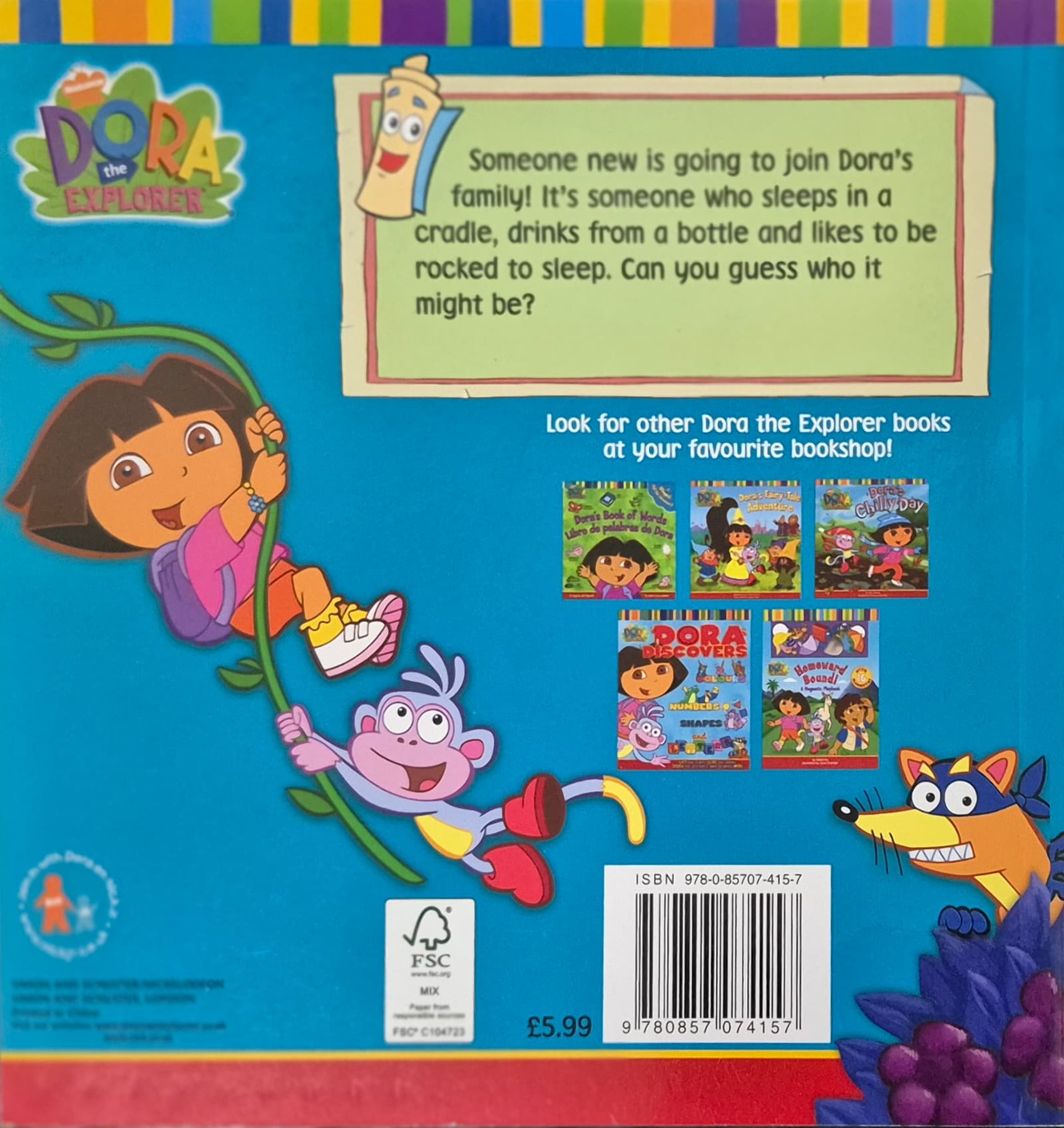 หนังสือนิทานปกอ่อน** 🍅DORA THE EXPLORER BIG SISTER DORA!