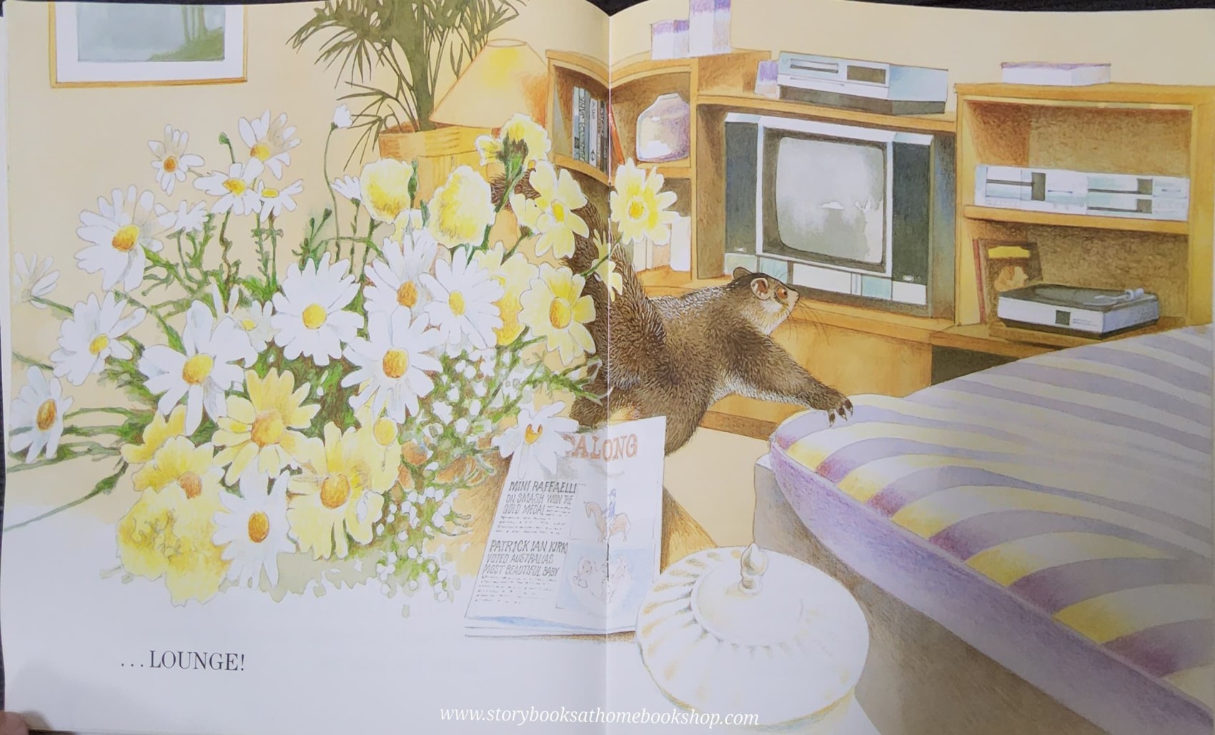 หนังสือนิทานปกอ่อน** 🍅🍅POSSUM IN THE HOUSE BY KIERSTEN JENSEN AND TONY OLIVER