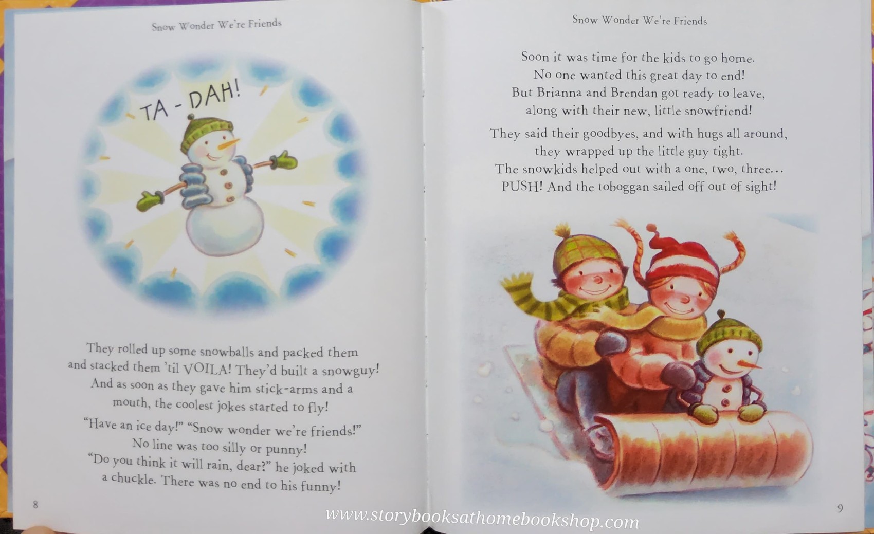 หนังสือนิทานปกแข็ง ** ♥️ SNOWY FRIENDS♥️