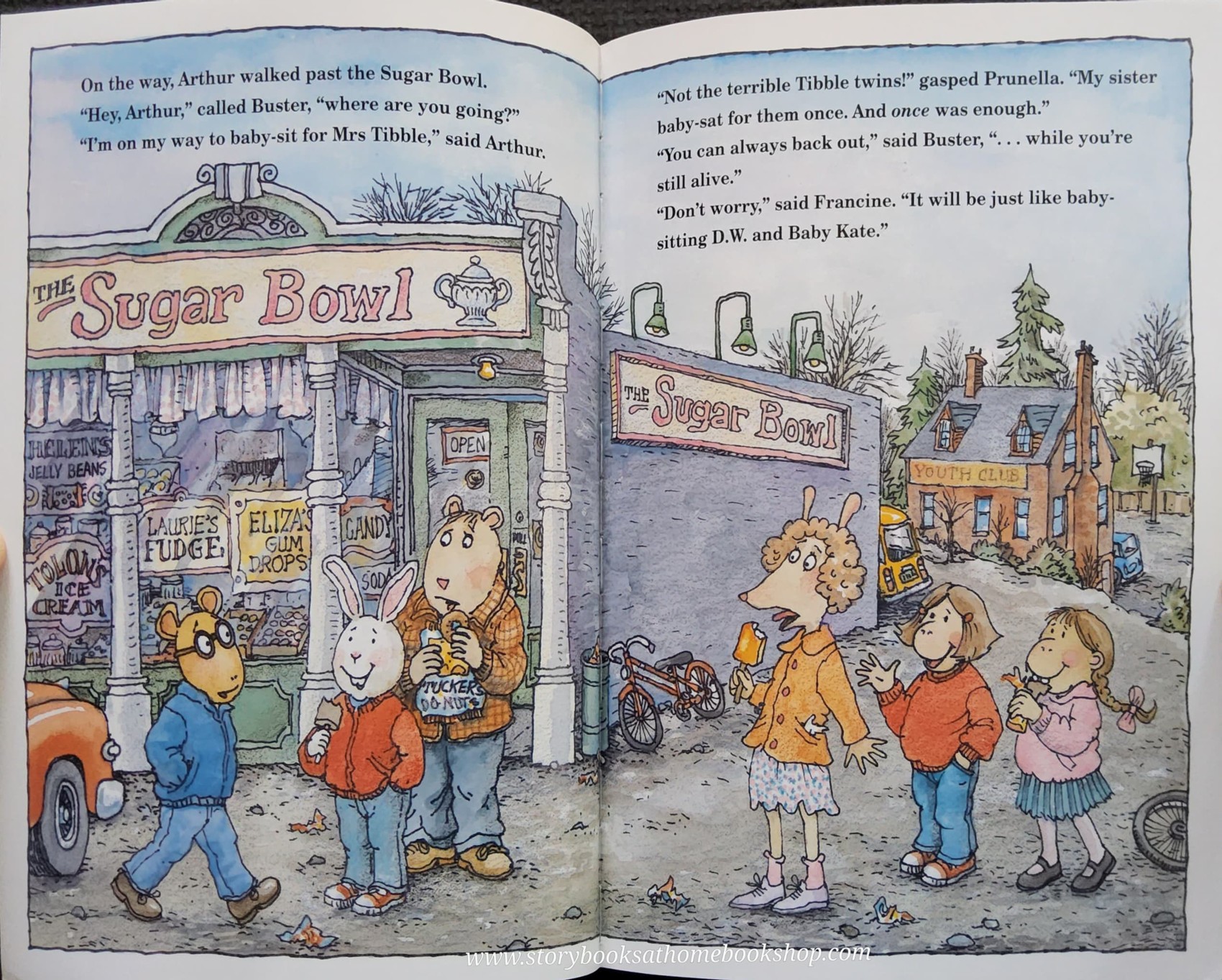 หนังสือนิทานปกอ่อน** 🍅🍓ARTHUR BABY-SITS BY MARC BROWN