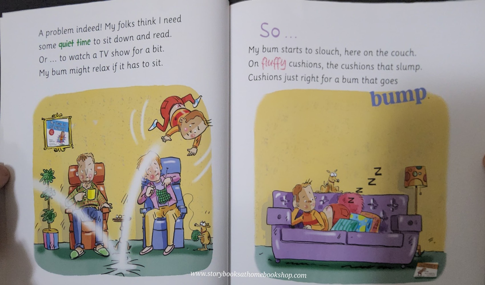 หนังสือนิทานปกอ่อน** 🍓🍓 MY BUM IS SO CHEEKY! BY DAWN KINNAIRD