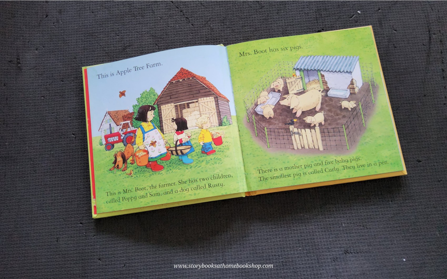 หนังสือนิทานปกแข็ง** ♥️TWO STORIES IN ONE BOOK:FARMYARD TALES FLIP BOOKS THE NAUGHTY SHEEP +PIG GETS LOST