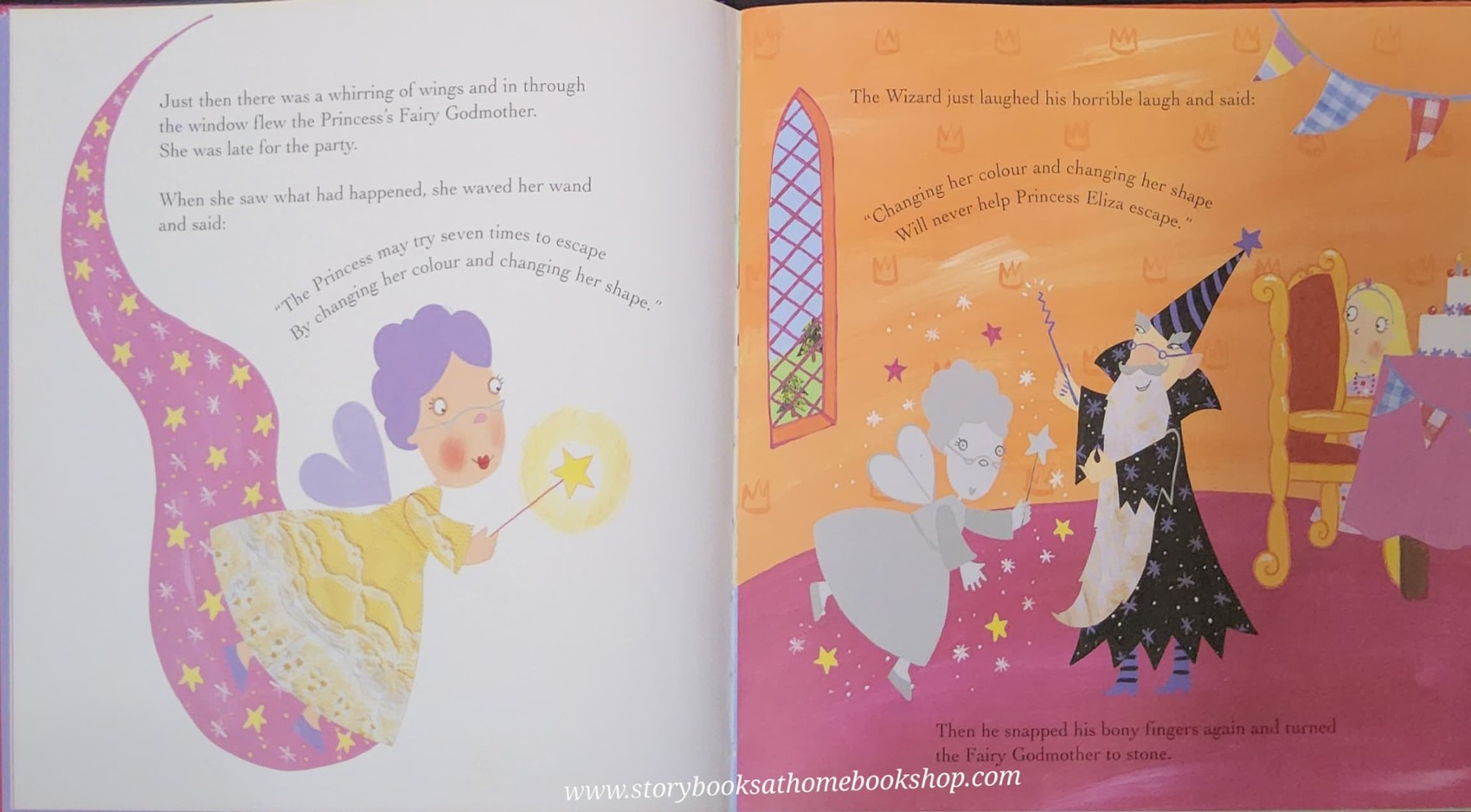 หนังสือนิทานปกแข็ง** 🍅🍅THE PRINCESS AND THE WIZARD BY JULIA DONALDSON AND LYDIA MONKS