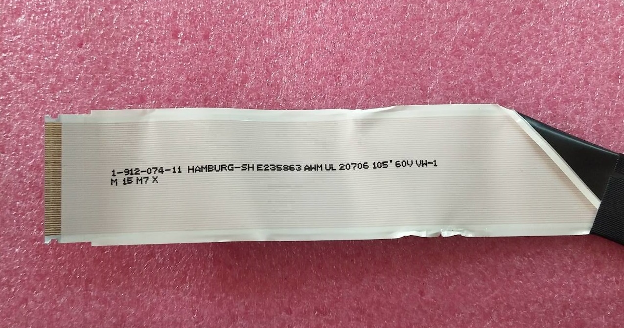 สายแพทีวี ซโนี่ SONY ของแท้ถอดจากเครื่อง รุ่น KD-55X7000E พาร์ท 1-912-074-11