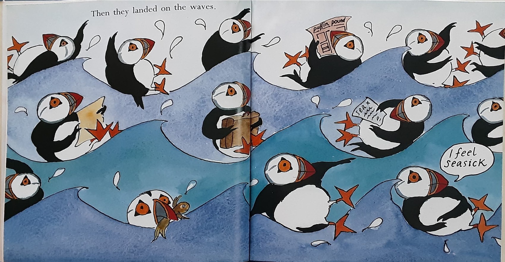 หนังสือนิทานปกแข็ง** 🍓🍓PUFFIN AT SEA