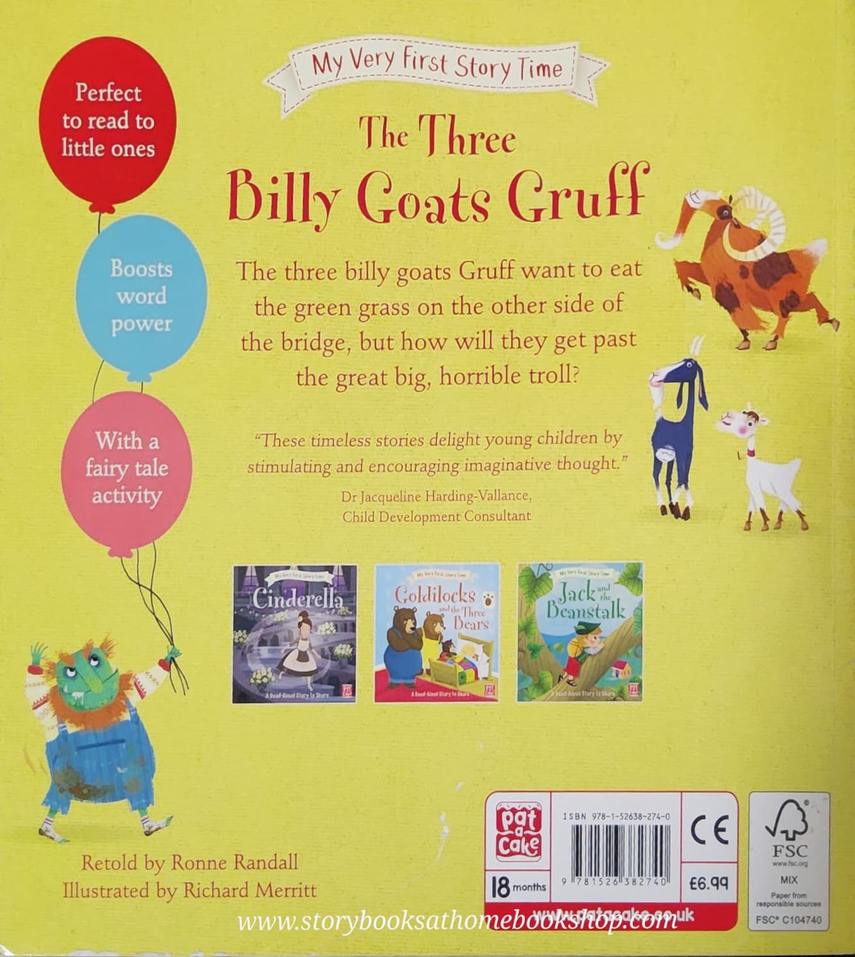 หนังสือนิทานปกอ่อน** 🍓🍓 MY VERY FIRST STORY TIME:THE THREE BILLY GOATS GRUFF