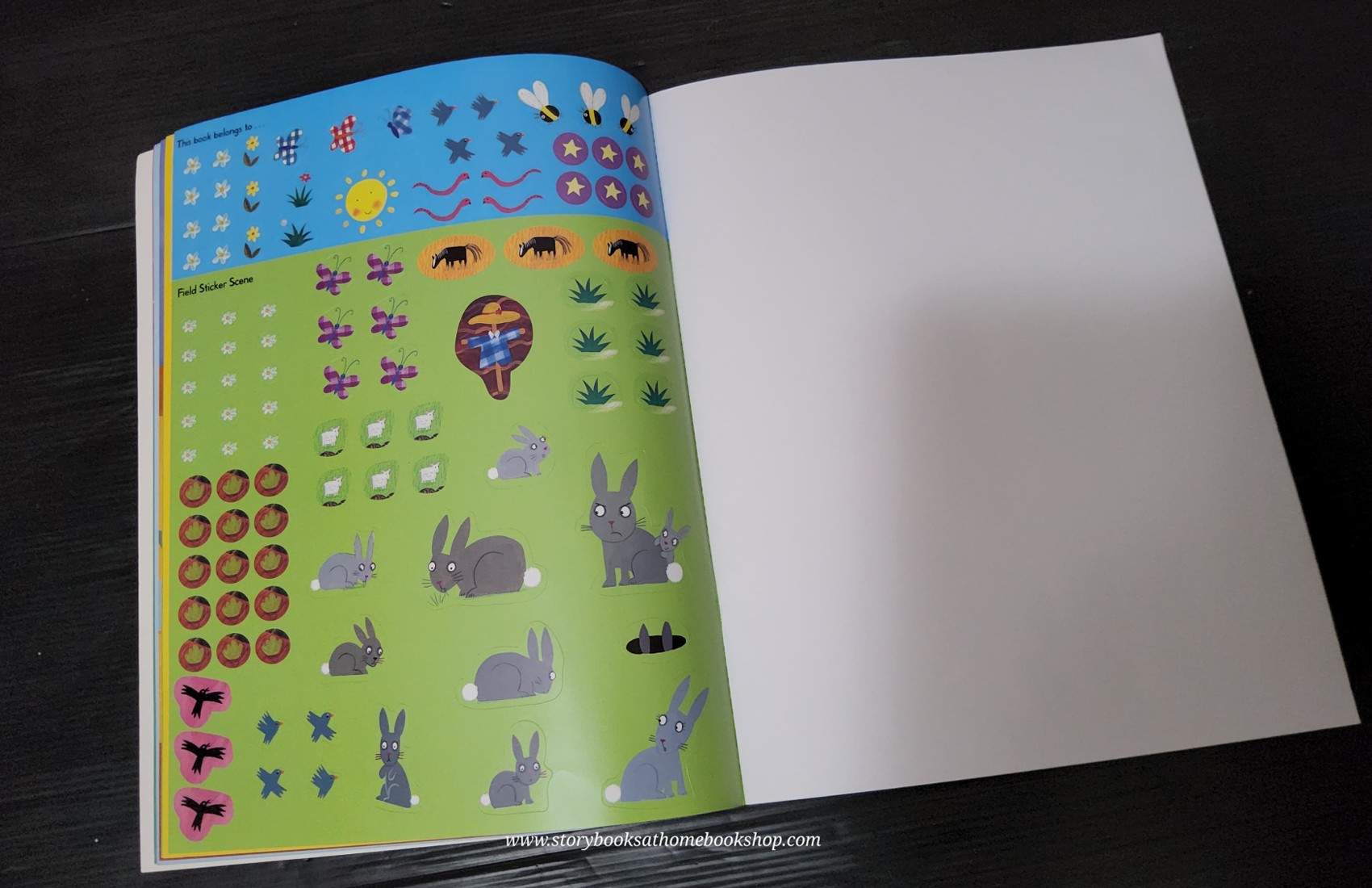 ACTIVITIES BOOK** ♥️THE RHYMING RABBIT BY JULIA DONALDSON.LYDIA MONKS STICKER ACTIVITY (OVER 400 STICKERS)