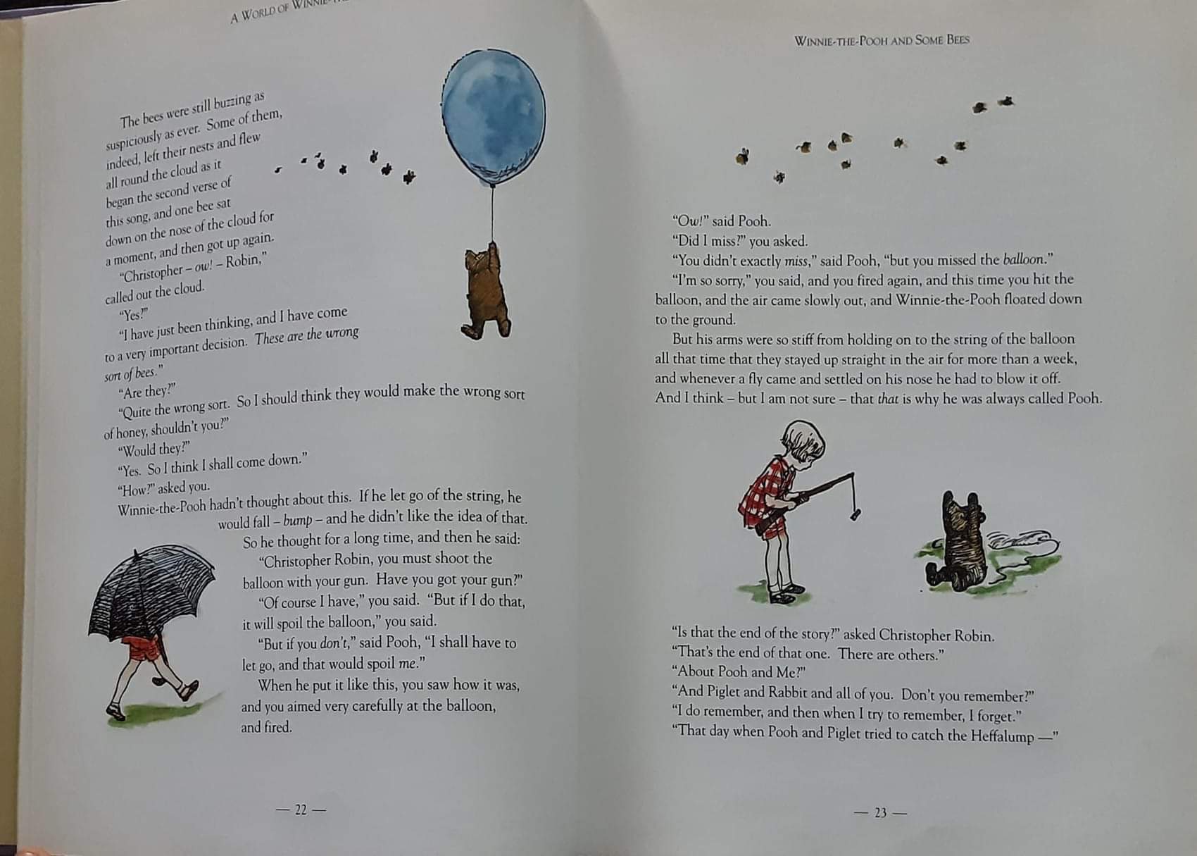 หนังสือนิทานปกแข็ง** 🍅🍓A WORLD OF WINNIT-THE-POOH COLLECTION OF STORIES