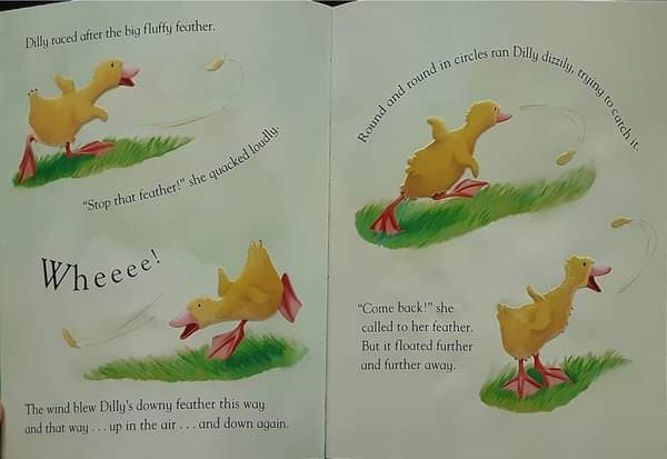 หนังสือนิทานปกอ่อน TOUCH AND FEEL** 🍓🍓 DILLY DUCKLING