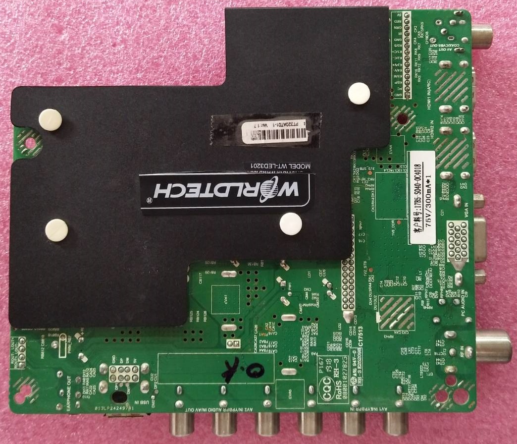 One Board WORLDTECH อะไหล่แท้/มือสองพร้อมใช้งาน ใช้กับรุ่นWT-LED3201 พาร์ทTP.RD8503.PB816 เวอร์ชั่นทีบาร์PT320AT01-1
