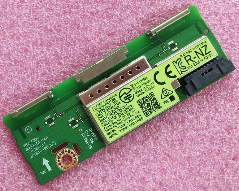 ตัวรับสัญญาณไวไฟทีวี ซัมซุง SAMSUNG ของแท้ถอดจากเครื่อง รุ่น UA50AU7002KXXT พาร์ท BN59-01333A