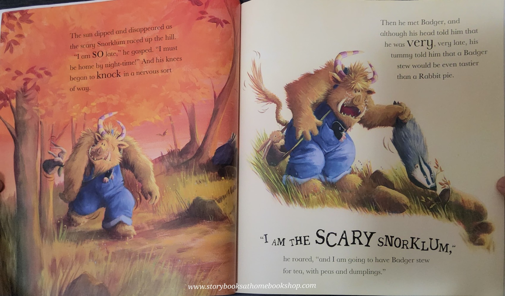 หนังสือนิทานปกอ่อน** 🍅🍅THE NOT-SO SCARY SNORKLUM