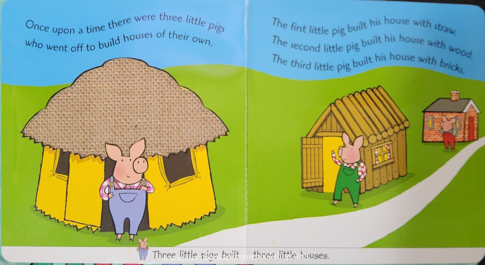 TOUCH BOARD BOOK** 🍅🍅THE THREE LITTLE PIGS