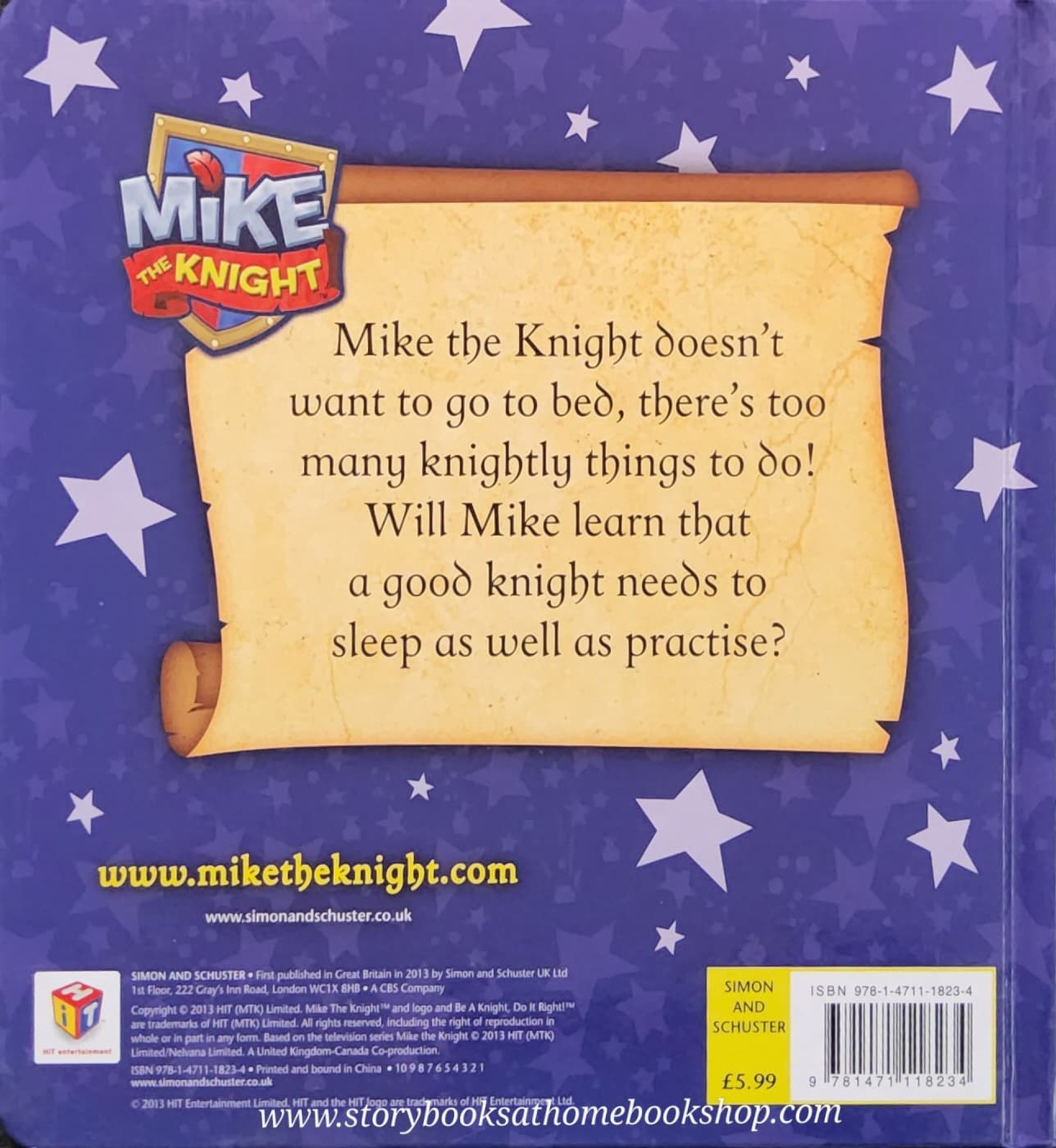 BOARD BOOK ** 🍓🍓MIKE THE KNIGHT A GOOD KNIGHT'S SLEEP