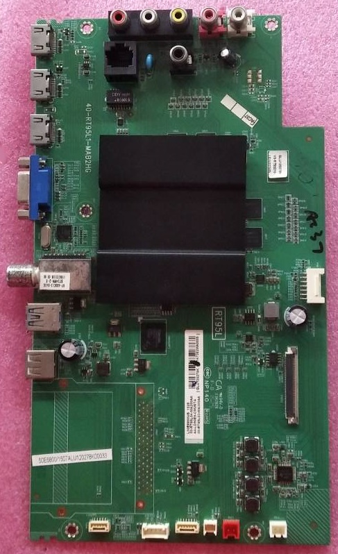 เมนบอร์ดทีวีทีซีแอล TCL อะไหล่แท้#มือสองพร้อมใช้งาน รุ่นLED50E6800 พาร์ท 40-RT95L1-MAB2HG