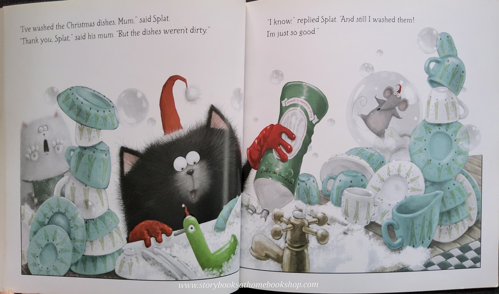 หนังสือนิทานปกอ่อน** 🍅🍓 MERRY CHRISTMAS,SPLAT BY ROB SCOTTON