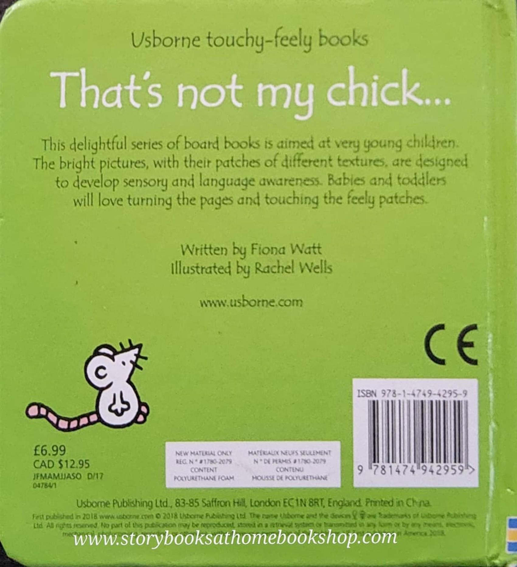 Touch and Feel Board Book** 🍅🍓That's not my CHICK...