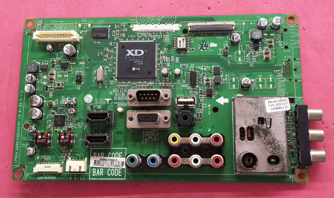 เมนบอร์ดทีวี แอลจี LG ของแท้ถอดจากเครื่อง รุ่น32LD330