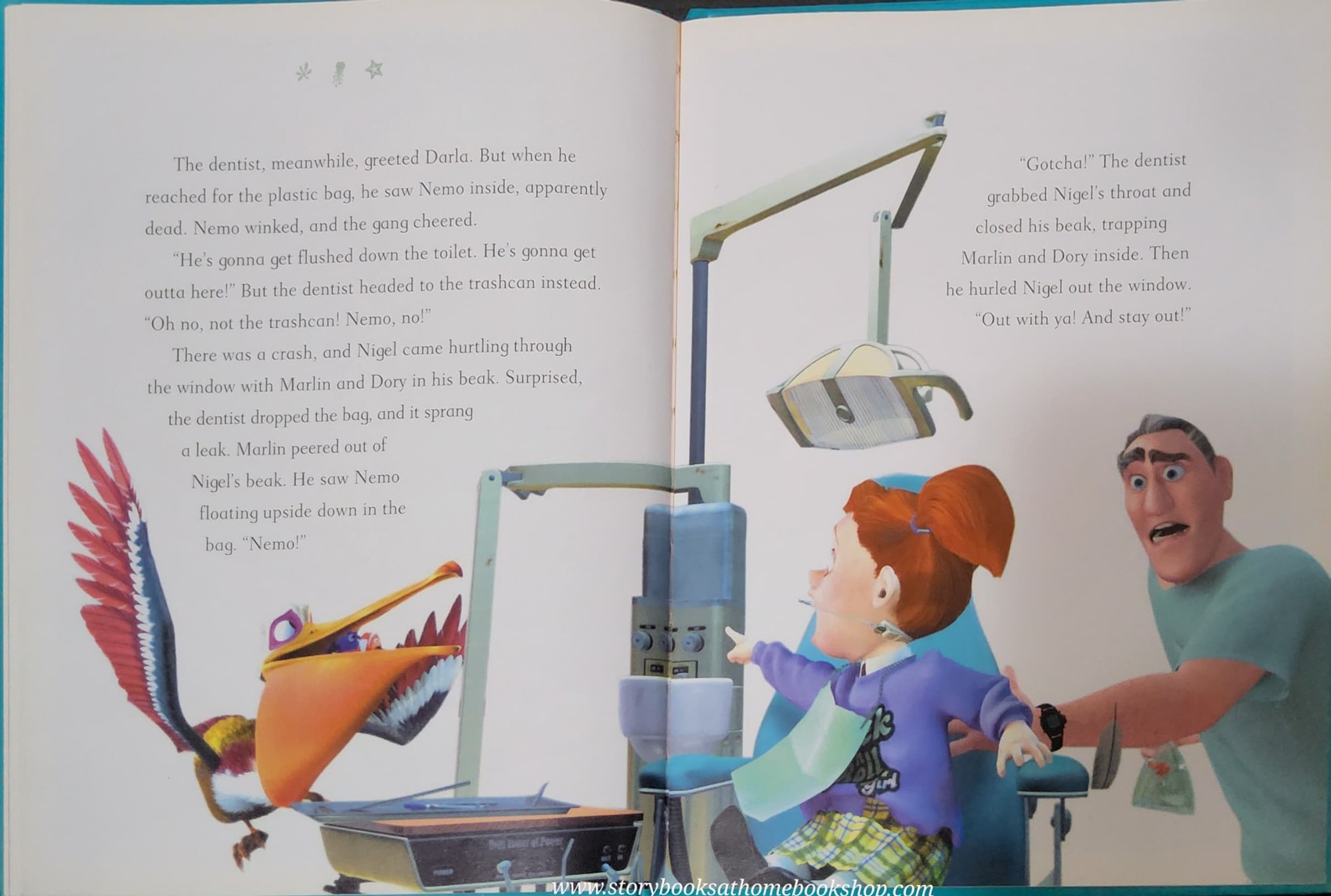 หนังสือนิทานปกแข็ง** 🍅🍓DISNEY PIXAR FINDING NEMO litten to read story