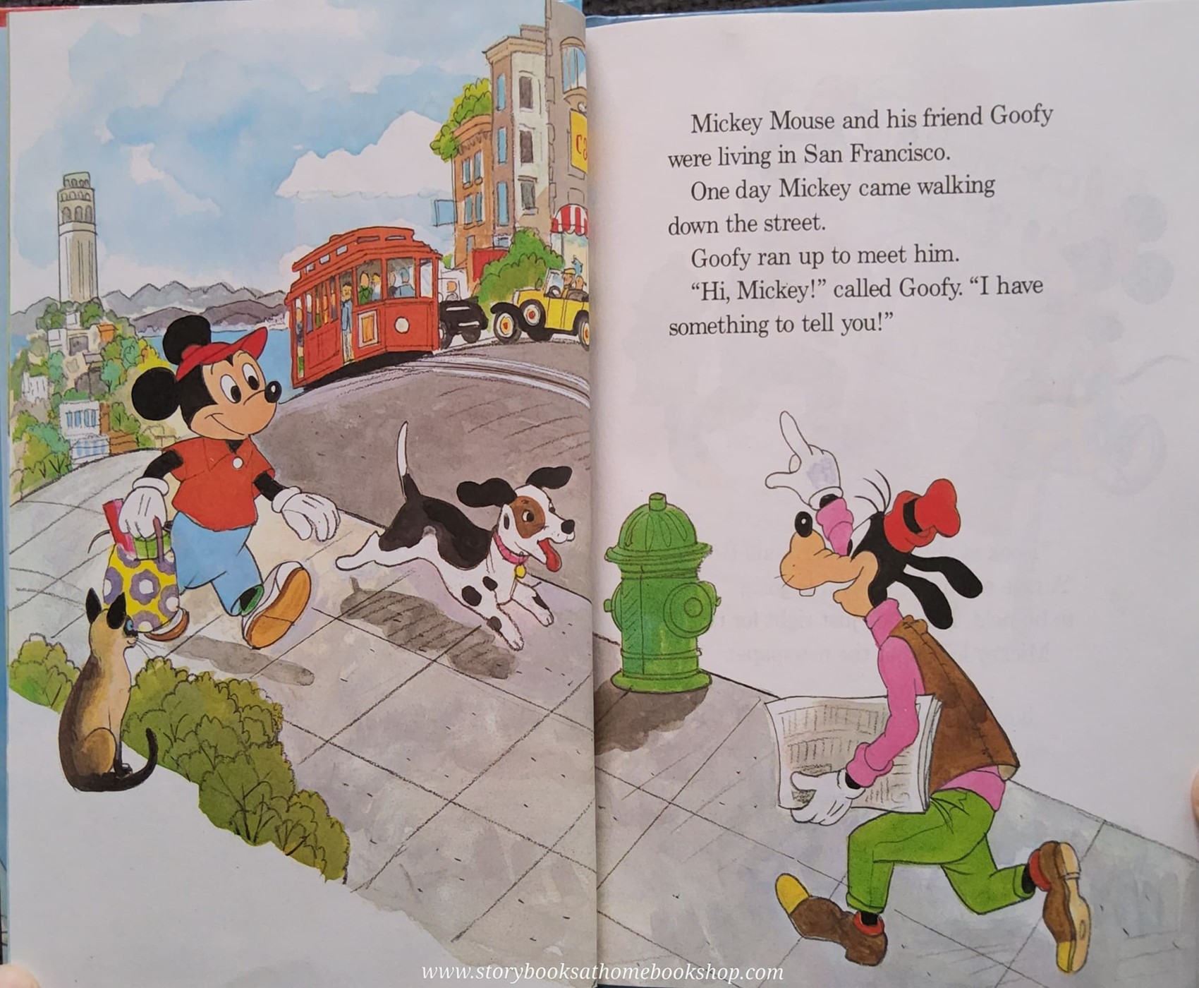 หนังสือนิทานปกแข็ง** 🍅🍅DISNEY MICKEY AND GOOFY'S RACE AROUND THE WORLD