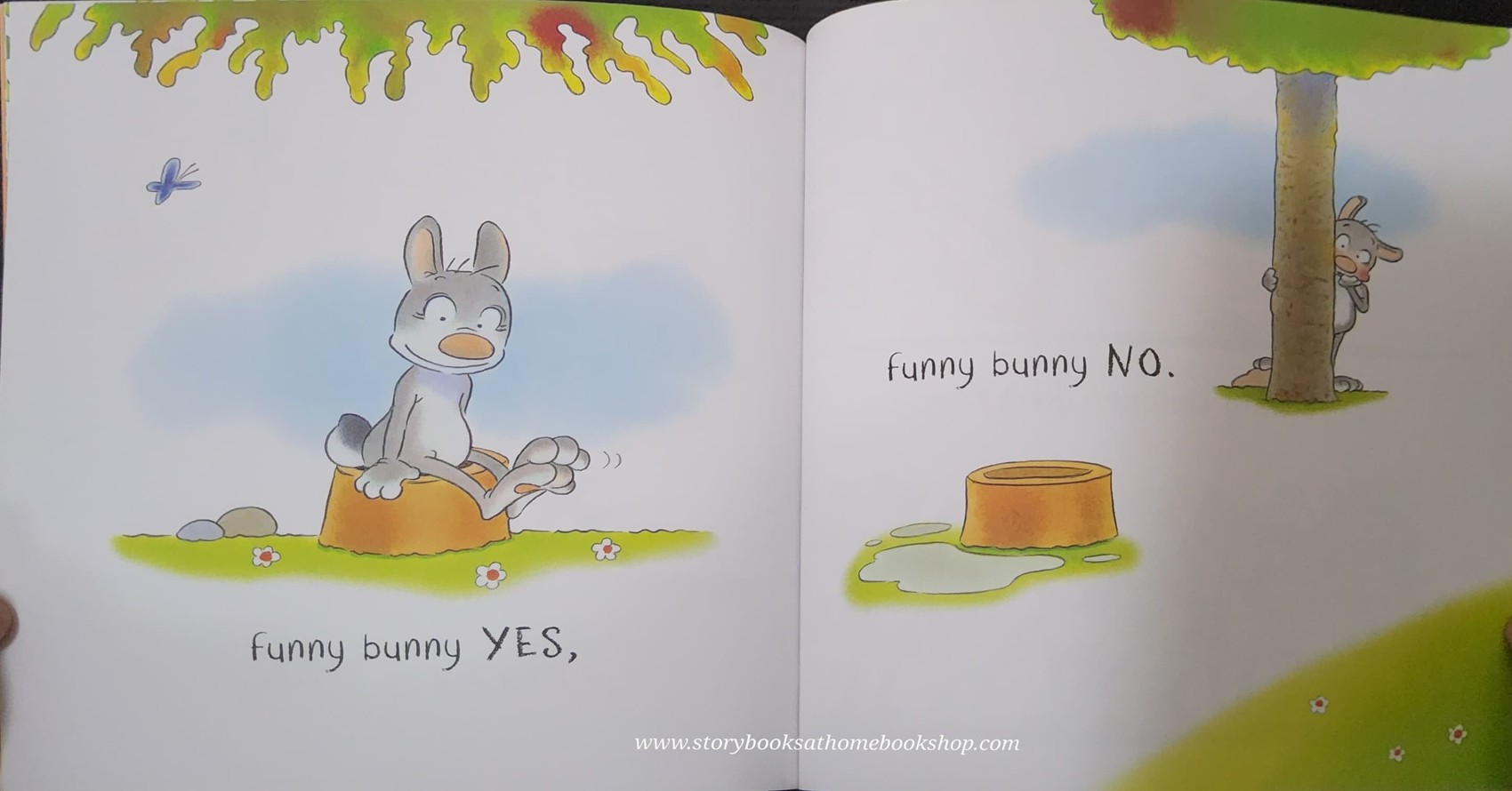 หนังสือนิทานปกอ่อน ** 🍅🍓 FUNNY BUNNIES UP AND DOWN by DAVID MELLING