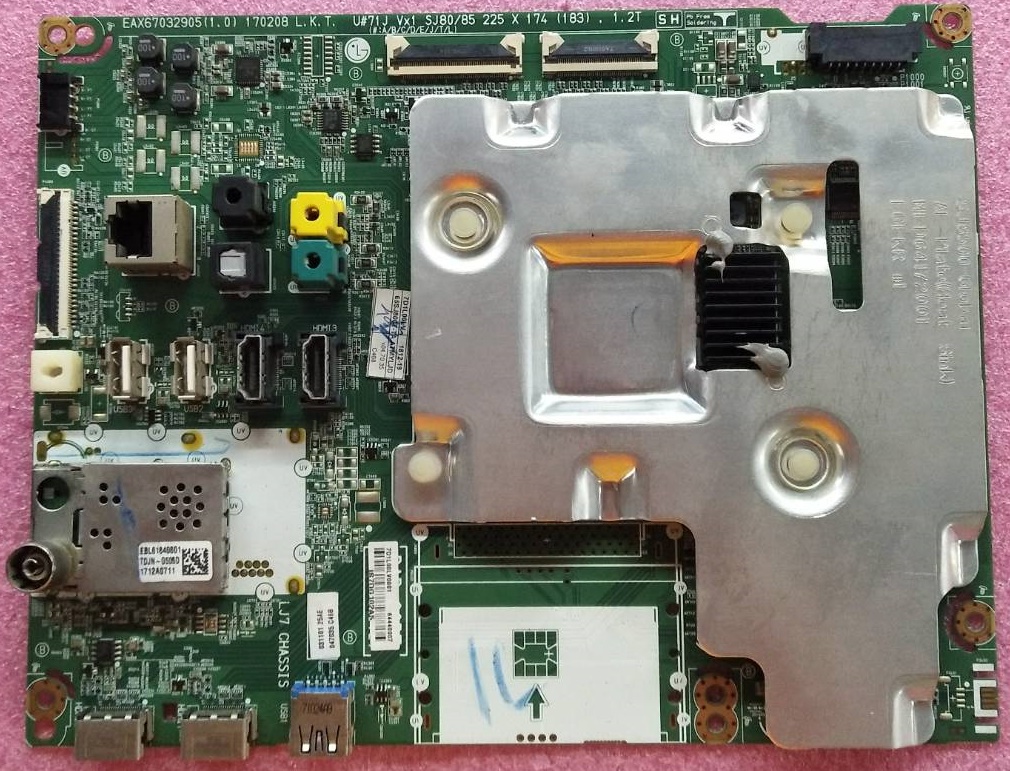 เมนบอร์ดทีวีแอลจี LG ของแท้มือสองพร้อมใช้งาน ใช้กับรุ่น 65SJ800T-TA.ATMYLJD 65SJ800T-TA.BTMYLJD