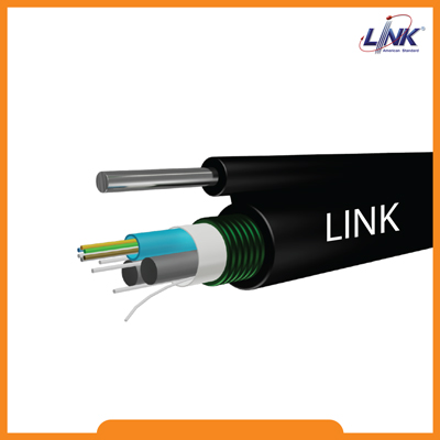 F.O. CTV Drop Wire, Solid, 3 Tube, Armored 6 Core, OS2 4,000 M.