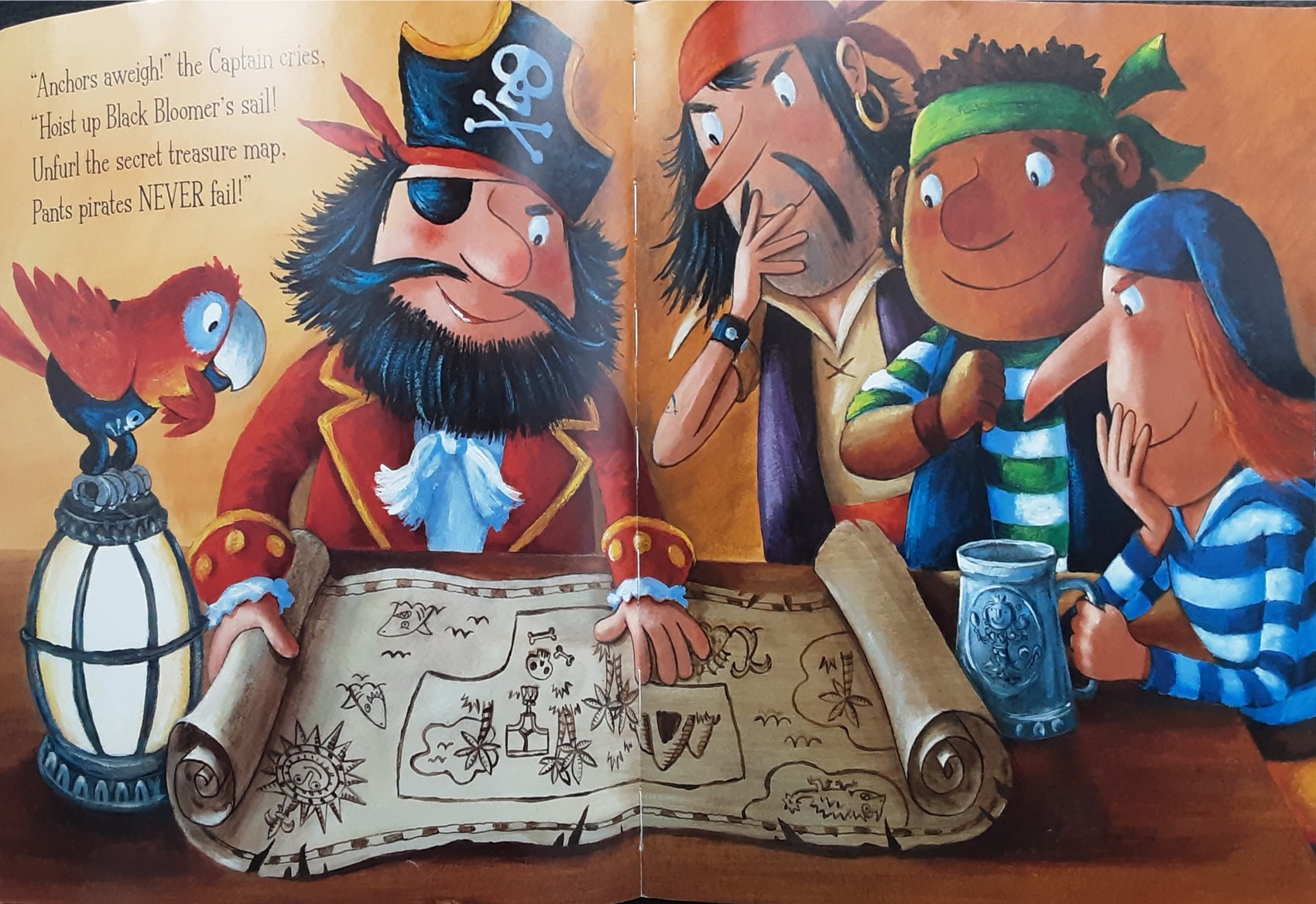 หนังสือนิทานเด็ก ภาษาอังกฤษ ปกอ่อน 🍅🍓Pirates Love Underpants/Used สถาพ 80-90%