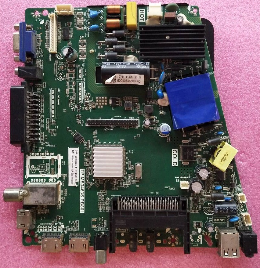 เมนบอร์ดทีวี HAIER ไฮเออร์ ของแท้ถอดจากเครื่อง ใช้กับรุ่น LE42B9000TF พาร์ท TP.MS3463S.PB801 เวอร์ชั่นใช้จอเบอร์ V420HJ2-P01