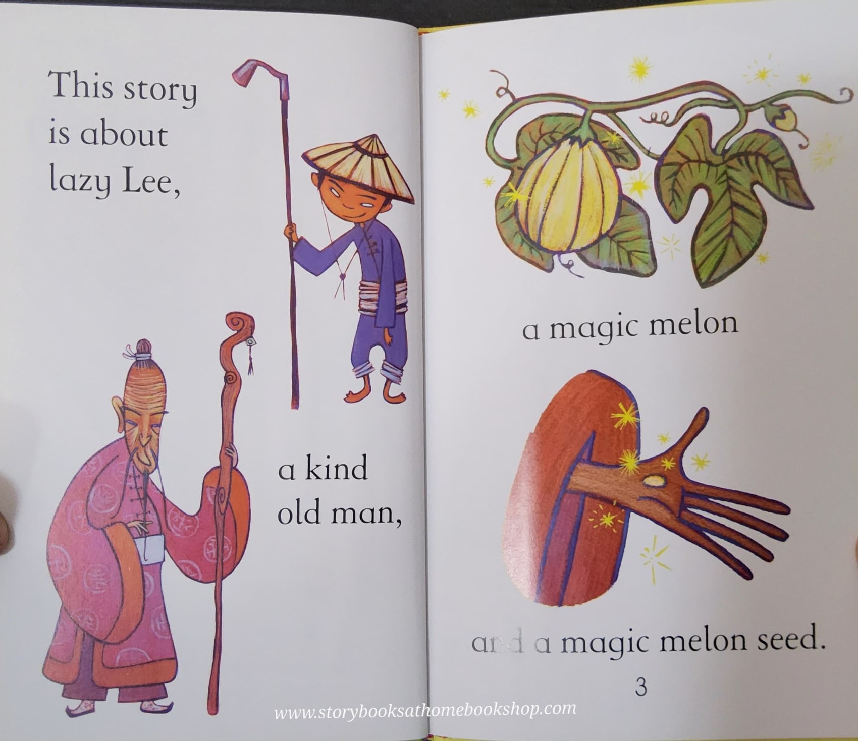 หนังสือนิทานปกแข็ง** 🍅USBORNE FIRST READING:THE MAGIC MELON