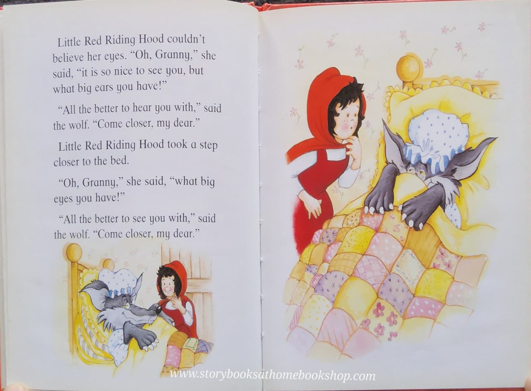 หนังสือนิทานปกแข็ง ** ♥️♥️TREASURED TALES:LITTLE RED RIDING HOOD