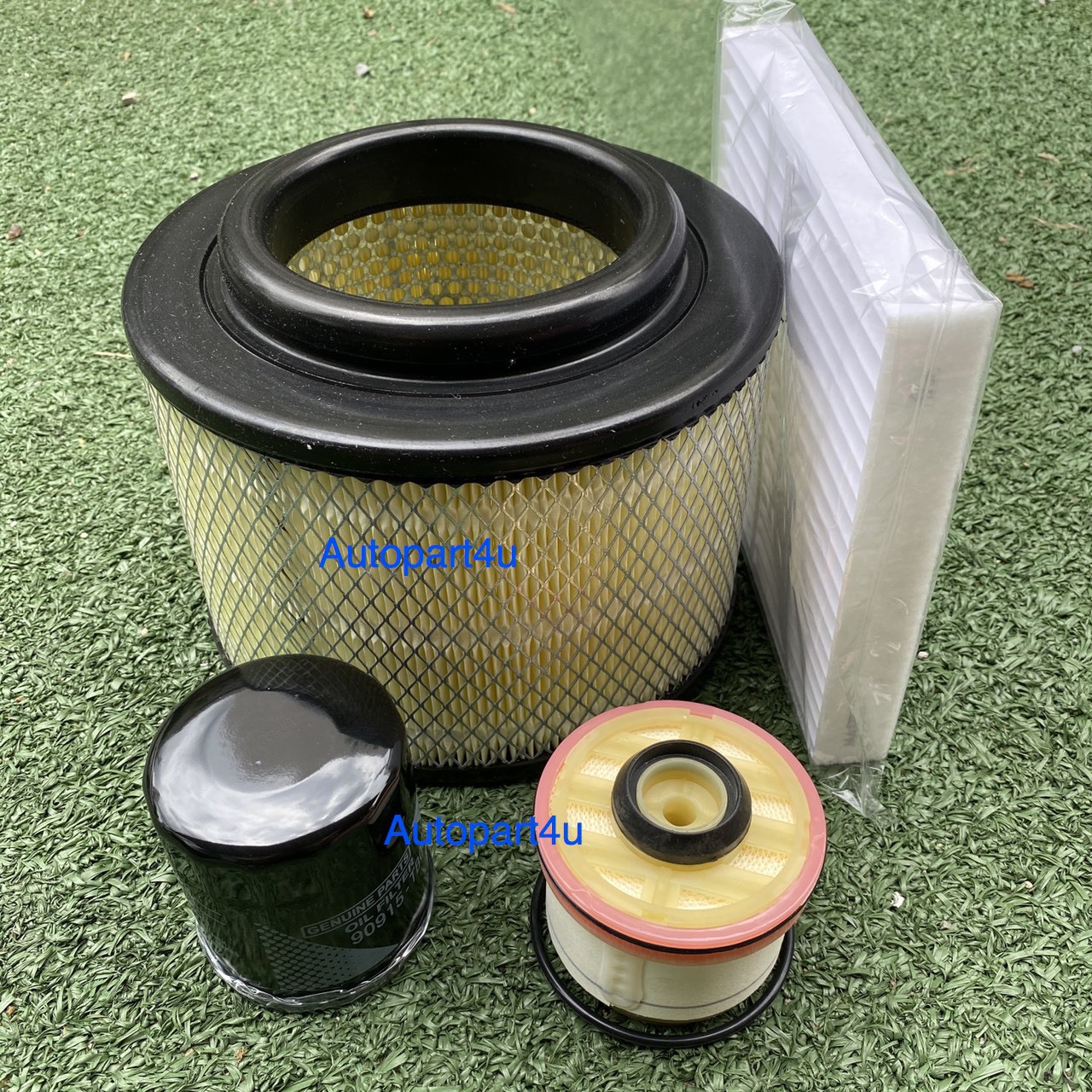 ชุดกรองอากาศ,กรองน้ำมันเครื่อง,กรองแอร์,กรองโซล่าTOYOTA VIGO SET