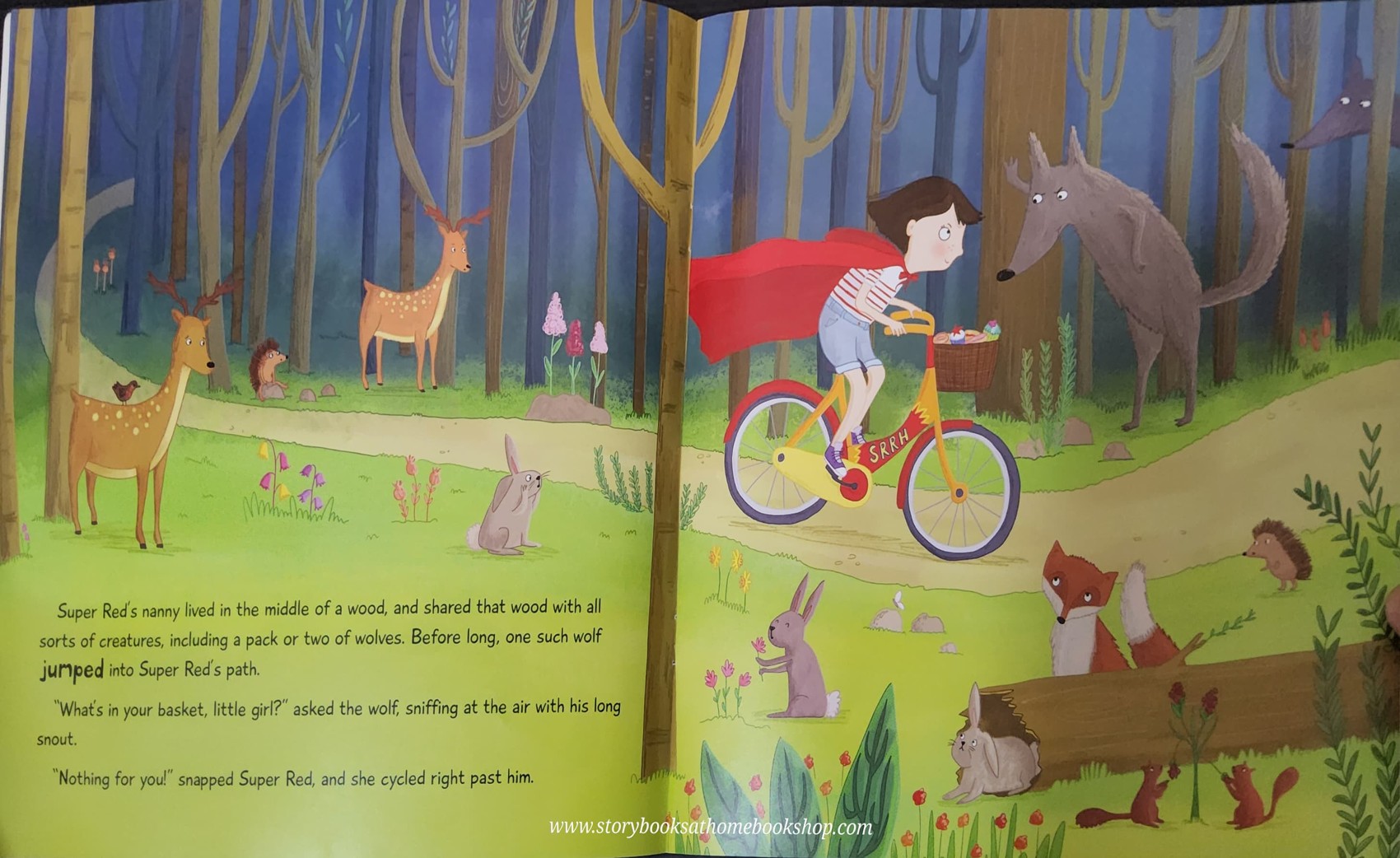 หนังสือนิทานปกอ่อน** 🍅🍓SUPER RED RIDING HOOD BY GEMMA CARY ♥️♥️