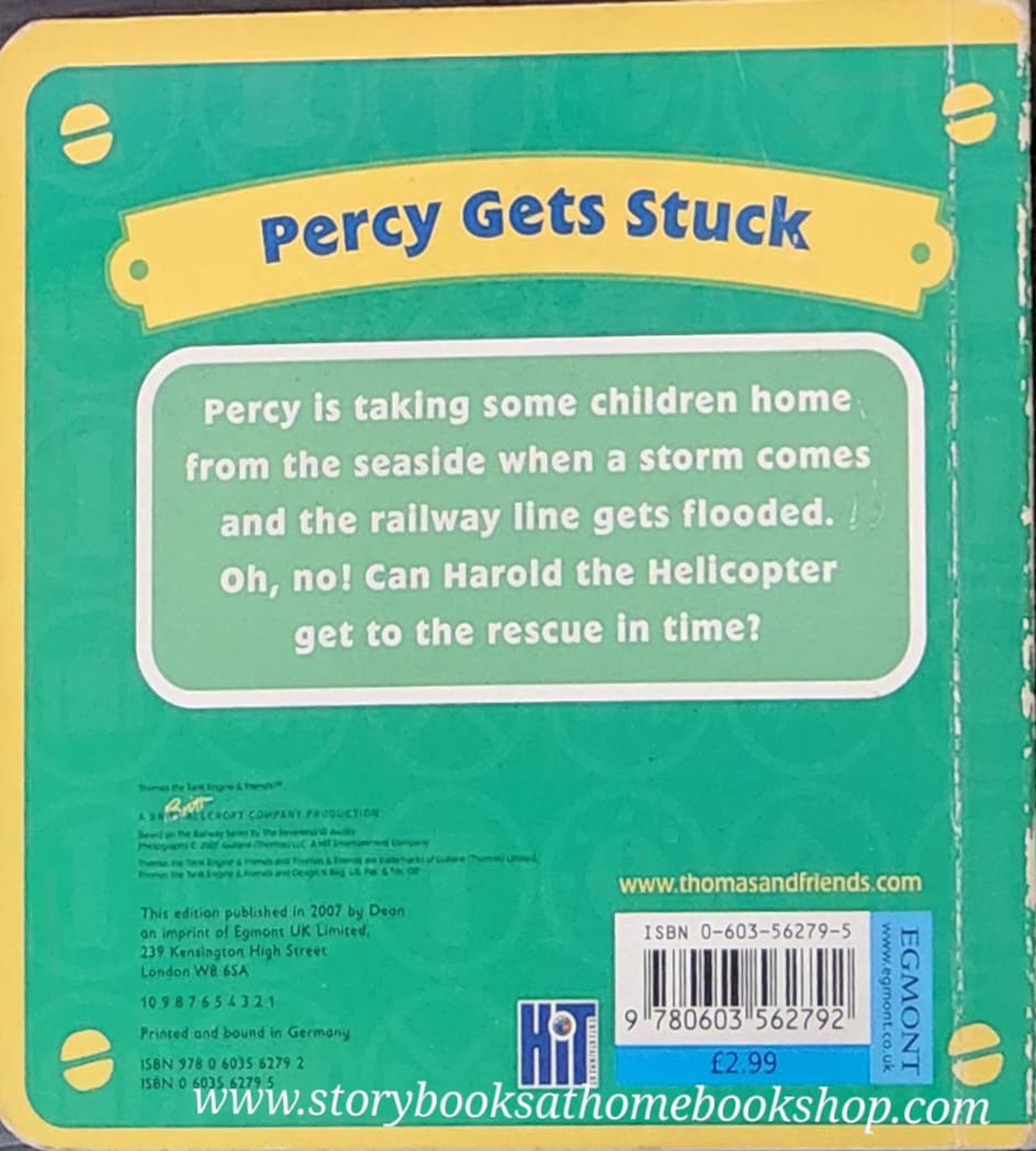 BOARD BOOK** 🍅🍓THOMAS&FRIENDS: PERCY GETS STUCK