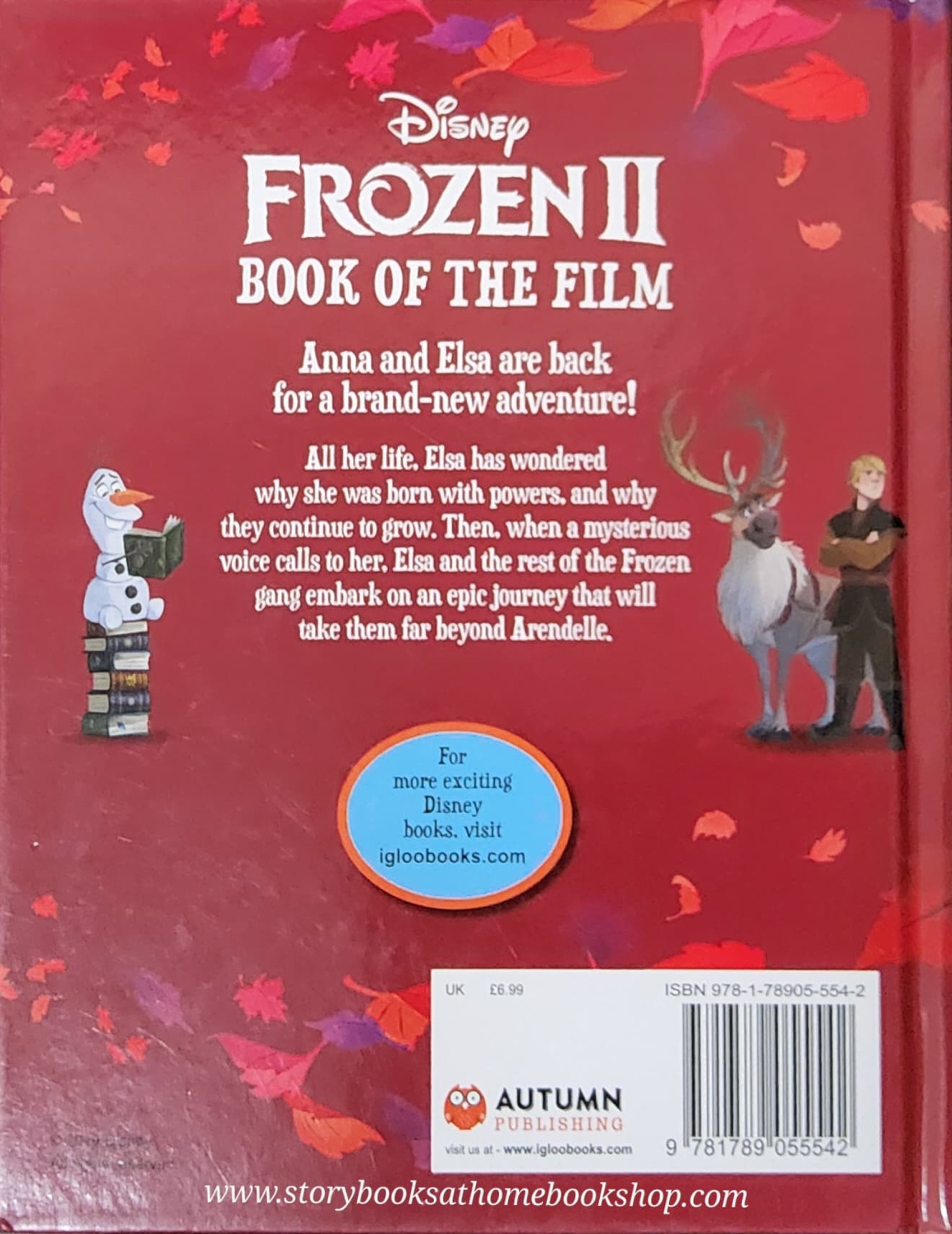 หนังสือนิทานเด็ก ภาษาอังกฤษ ปกแข็ง 🍅🍓DISNEY FROZE II