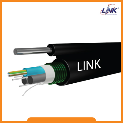 F.O. CTV Drop Wire, Solid, 3 Tube, Armored 4 Core, OS2 2/3/4,000 M.*