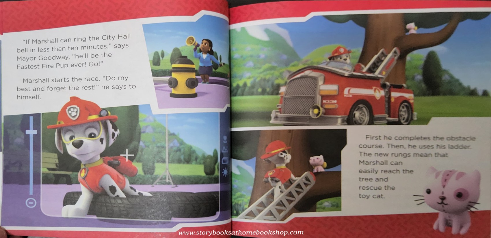 หนังสือนิทานปกอ่อน ** 🍅🍓 PAW PATROL PUPS FIGHT FIRE