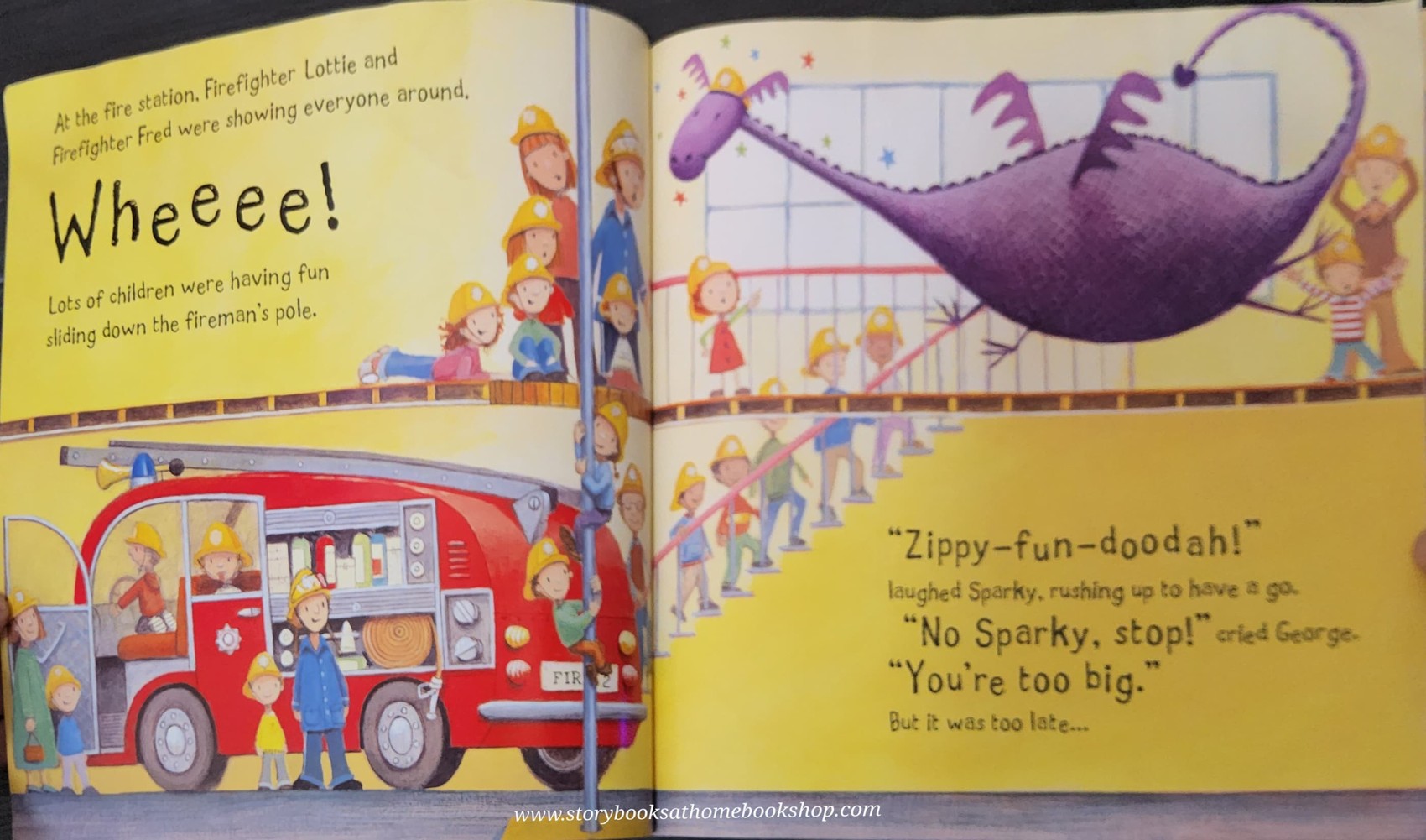 หนังสือนิทานปกอ่อน ** 🍅GEORGE'S DRAGON AT THE FIRE STATION