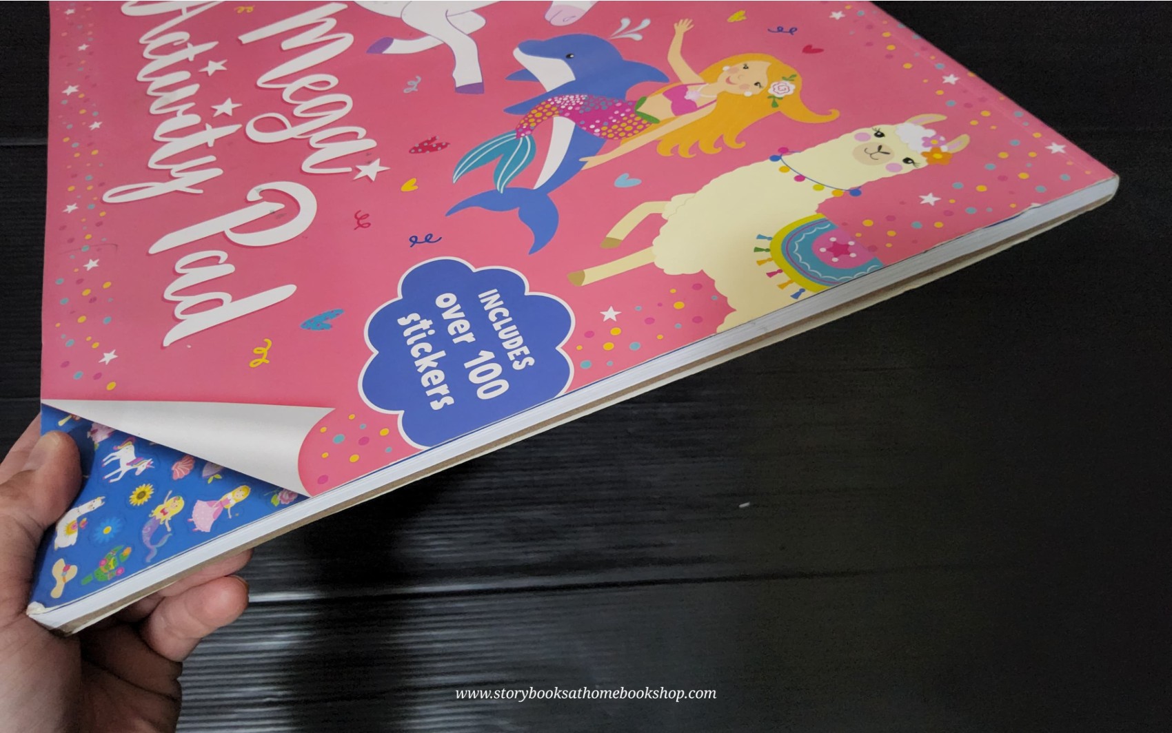 SPECIAL SIZE** STICKERS AND COLOURING BOOK SIZE 50X32 CM ♥️UNICORN MAGIX&FRIENDS LOTS OF COLOURING FUN!: MEGA ACTIVITY PAD