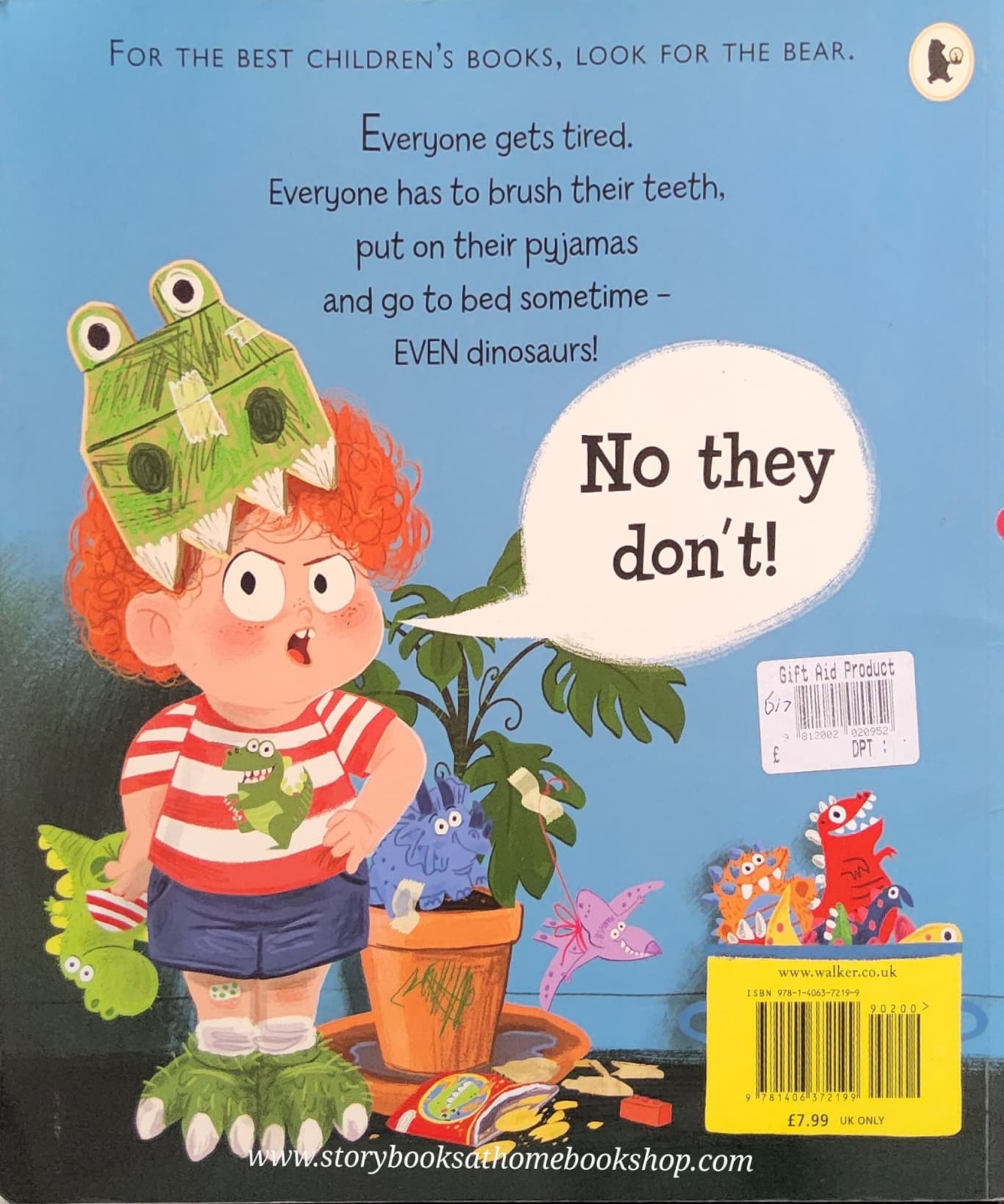 หนังสือนิทานปกอ่อน** 🍅🍓DINOSAURS DON'T HAVE BEDTIMES!
