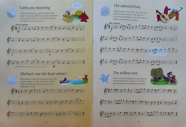 Knowledge Book ð
ðUSBORNE EASY RECORDER TUNES