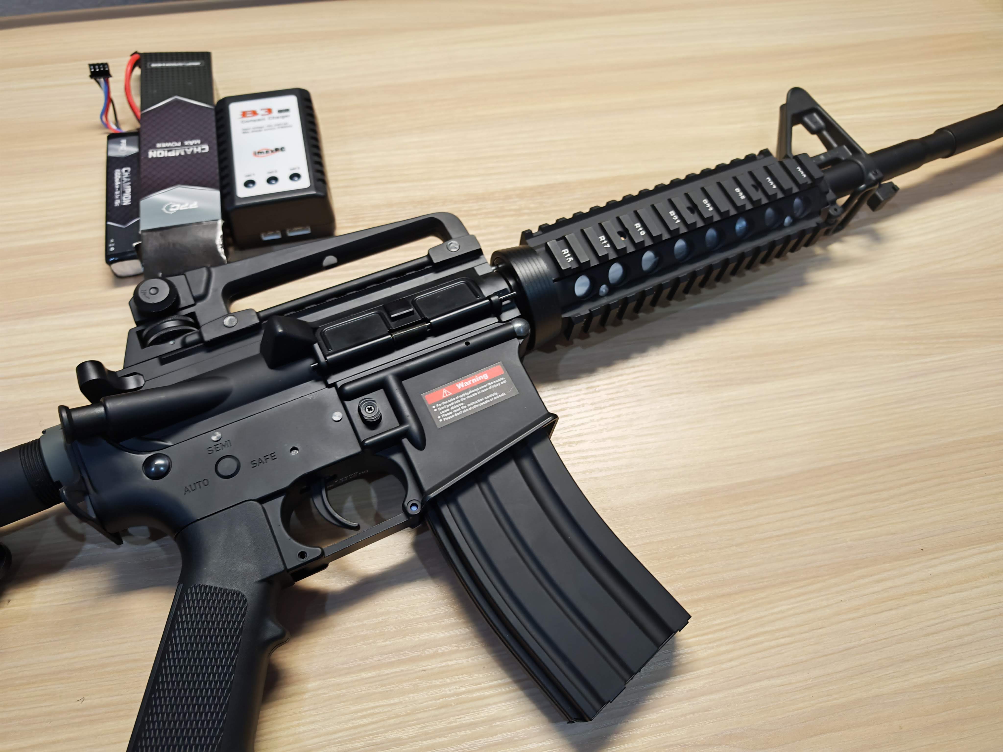 E&C 308 S2 M4 RIS AEG พร้อมเล่น ตัวใหม่ AEG BB Gun บีบีกัน Airsoft Gun ปืนอัดลม ปืนยาวไฟฟ้า มือสอง