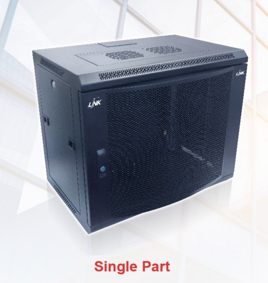 LINK 19” CURVE PERFORATE 6U, ลึก 40 cm., 1 ตอน 60 x 40 x 37.0