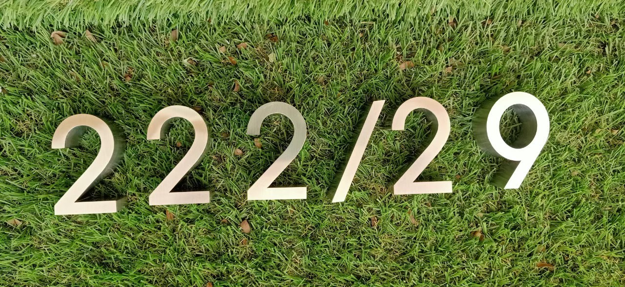 ป้ายตัวอักษร ป้ายบ้านเลขที่