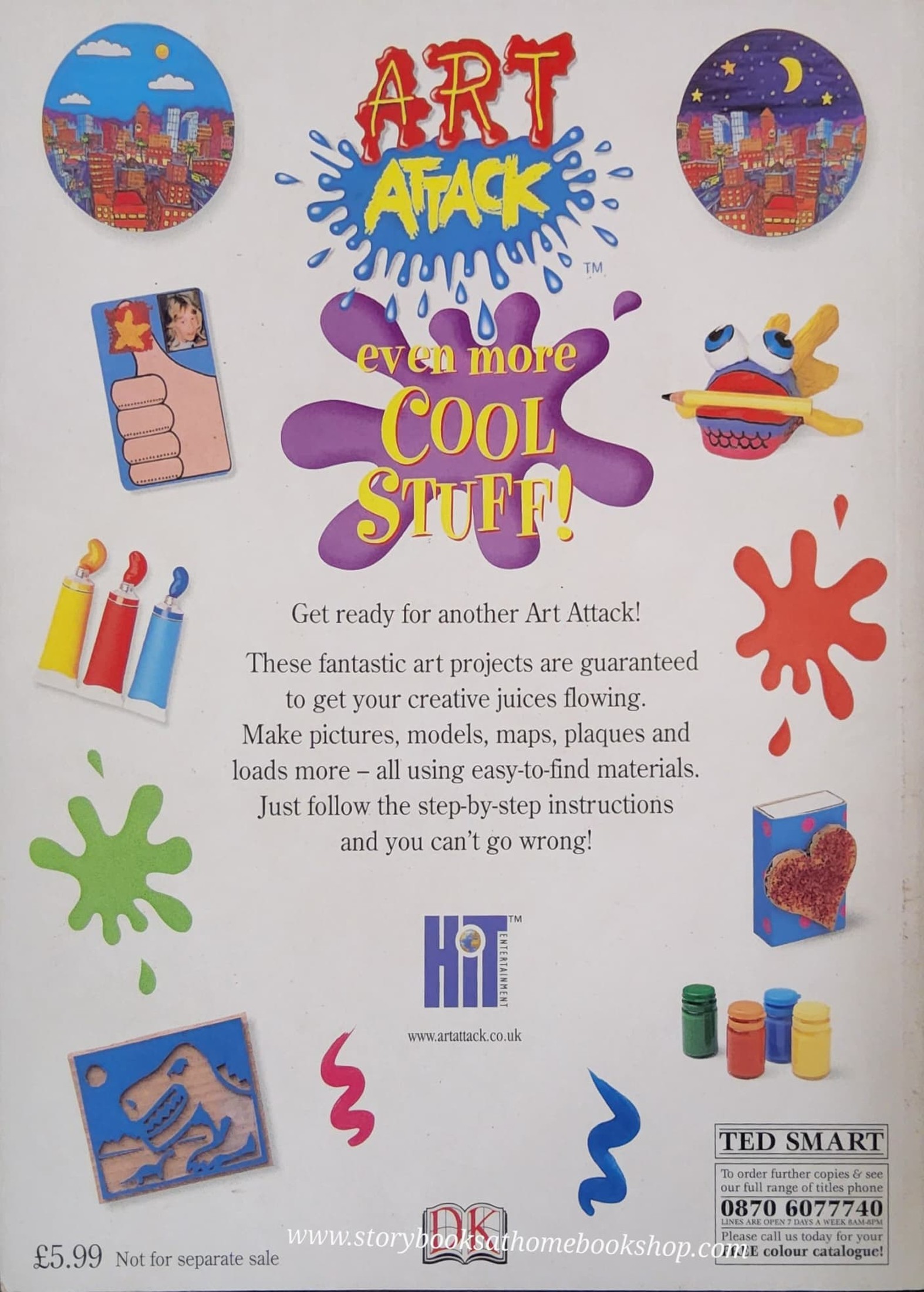 ACTIVITIES BOOK** ð
ð
DK ART ATTACK EVEN MORE COOL STUFF!