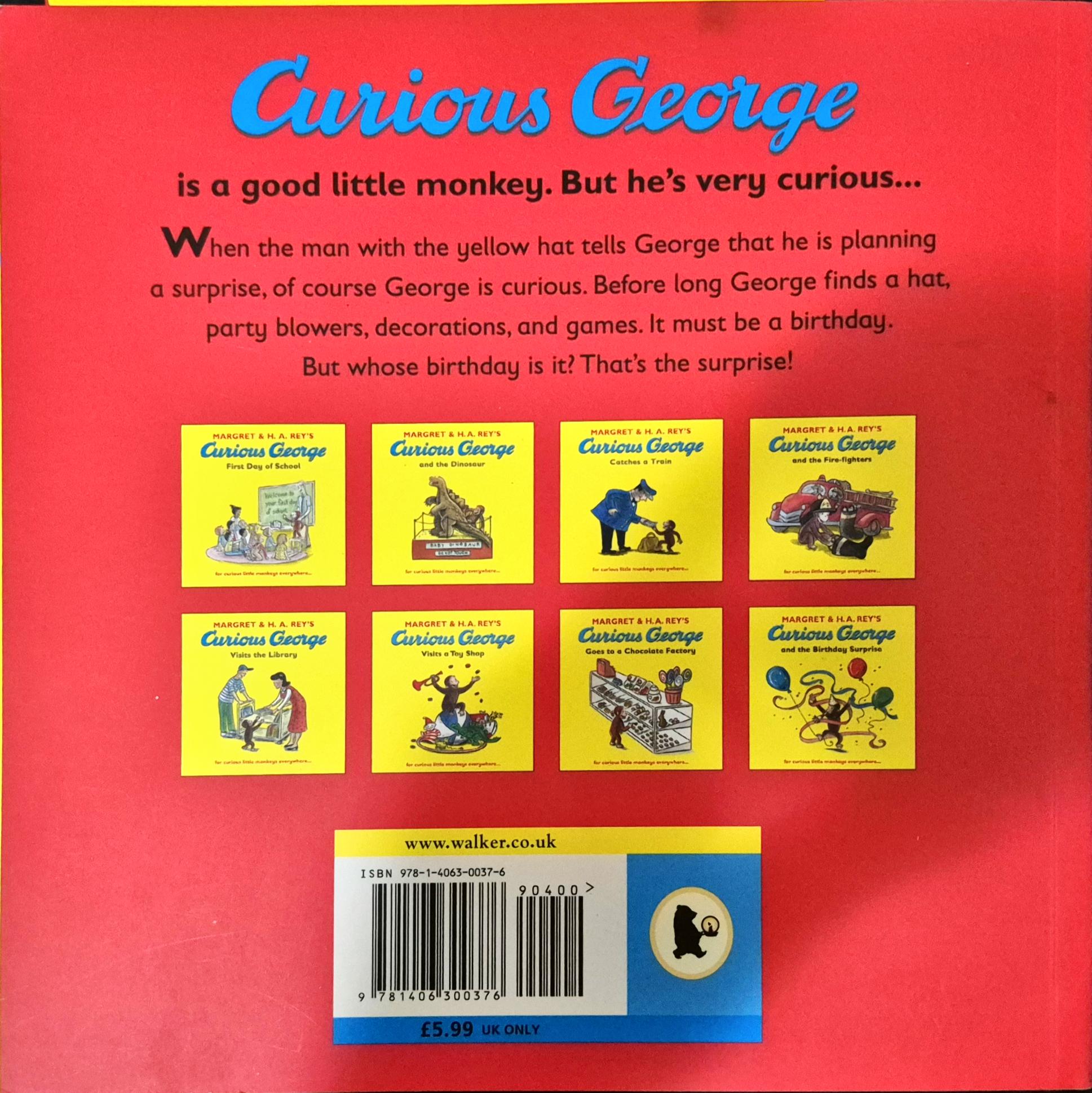 [SET 6 BOOKS] **หนังสือนิทานปกอ่อน** ♥️MARGRET&H.A.REY'S CURIOUS GEORGE