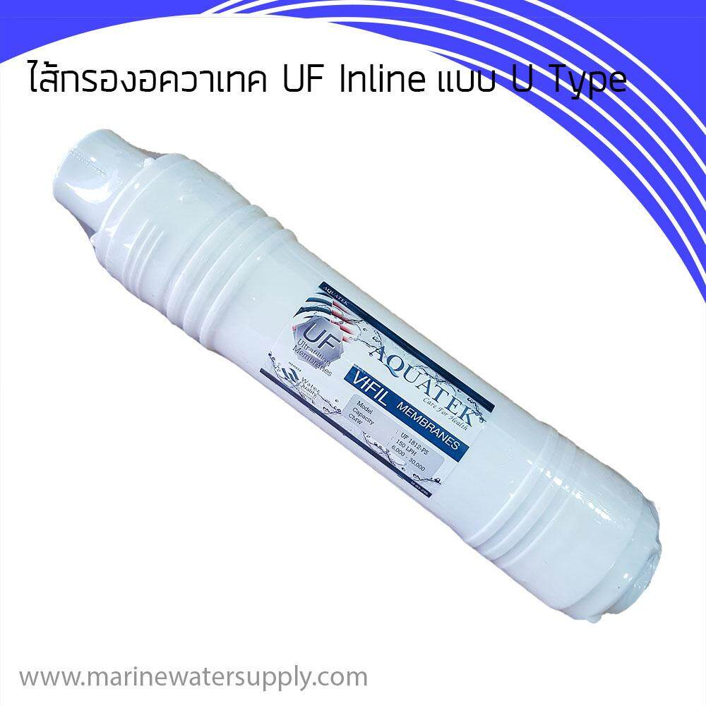 Aquatek ไส้กรองUF Vifil Membrane Inline แบบ U Type หัวเสียบอยู่ด้านเดียวกัน