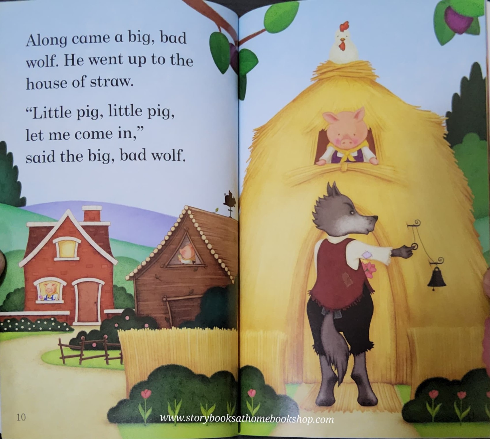 หนังสือนิทานปกแข็ง** 🍅🍓READ IT YOURSELF LEVEL2: THE THREE LITTLE PIGS